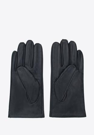 Herrenhandschuhe aus Leder mit Ziernähten, schwarz, 39-6A-001-1-XS, Bild 1