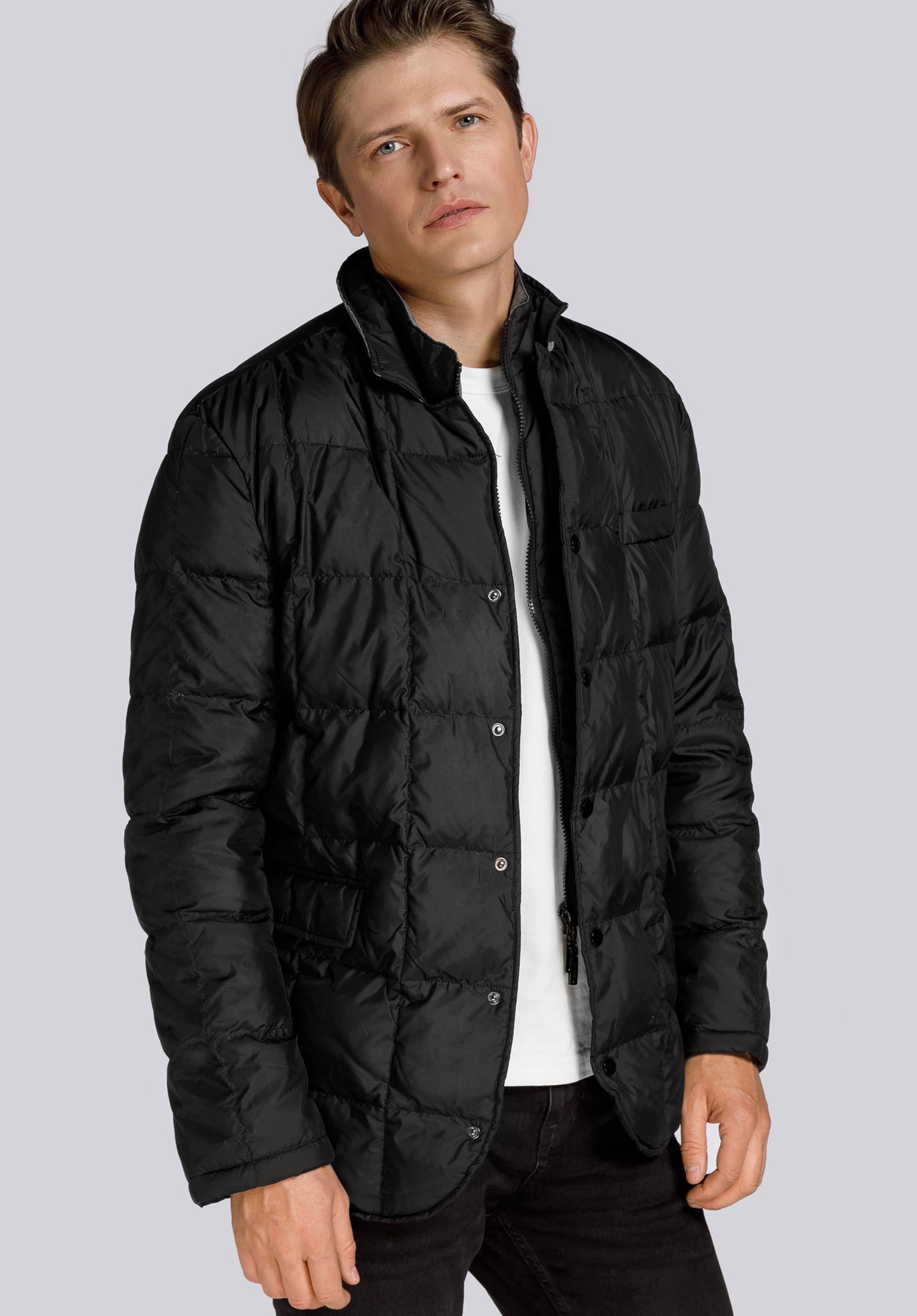 Herrenjacke, schwarz, 85-9D-352-1-S, Bild 1