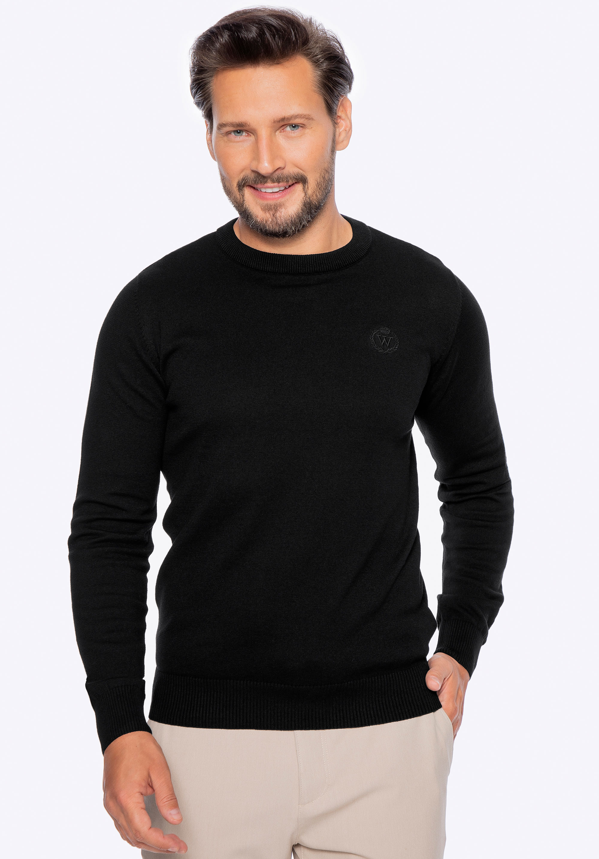 Herrenpullover aus Baumwolle