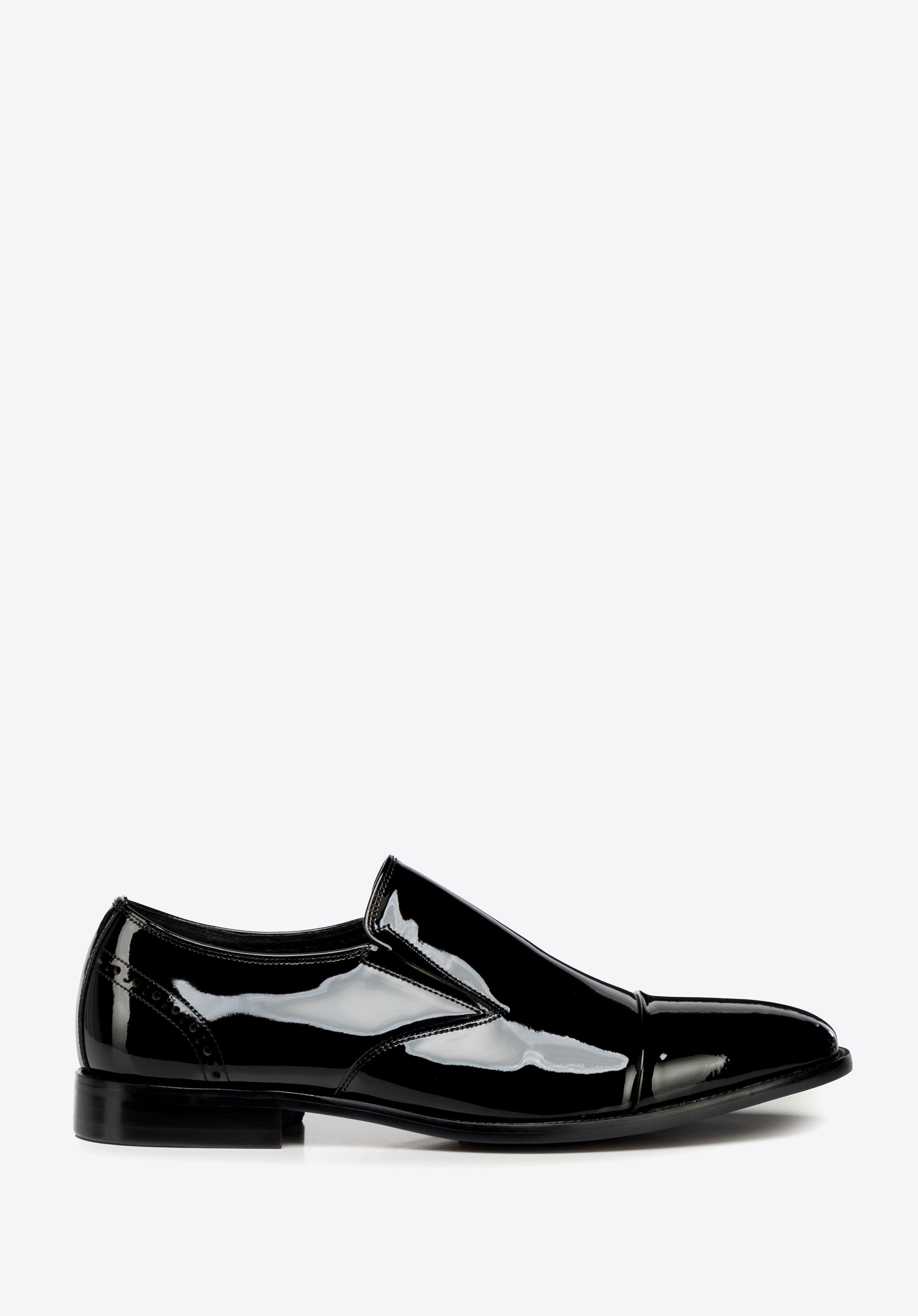 Herrenschuhe aus Lackleder, schwarz, 101-M-505-1L-40, Bild 1