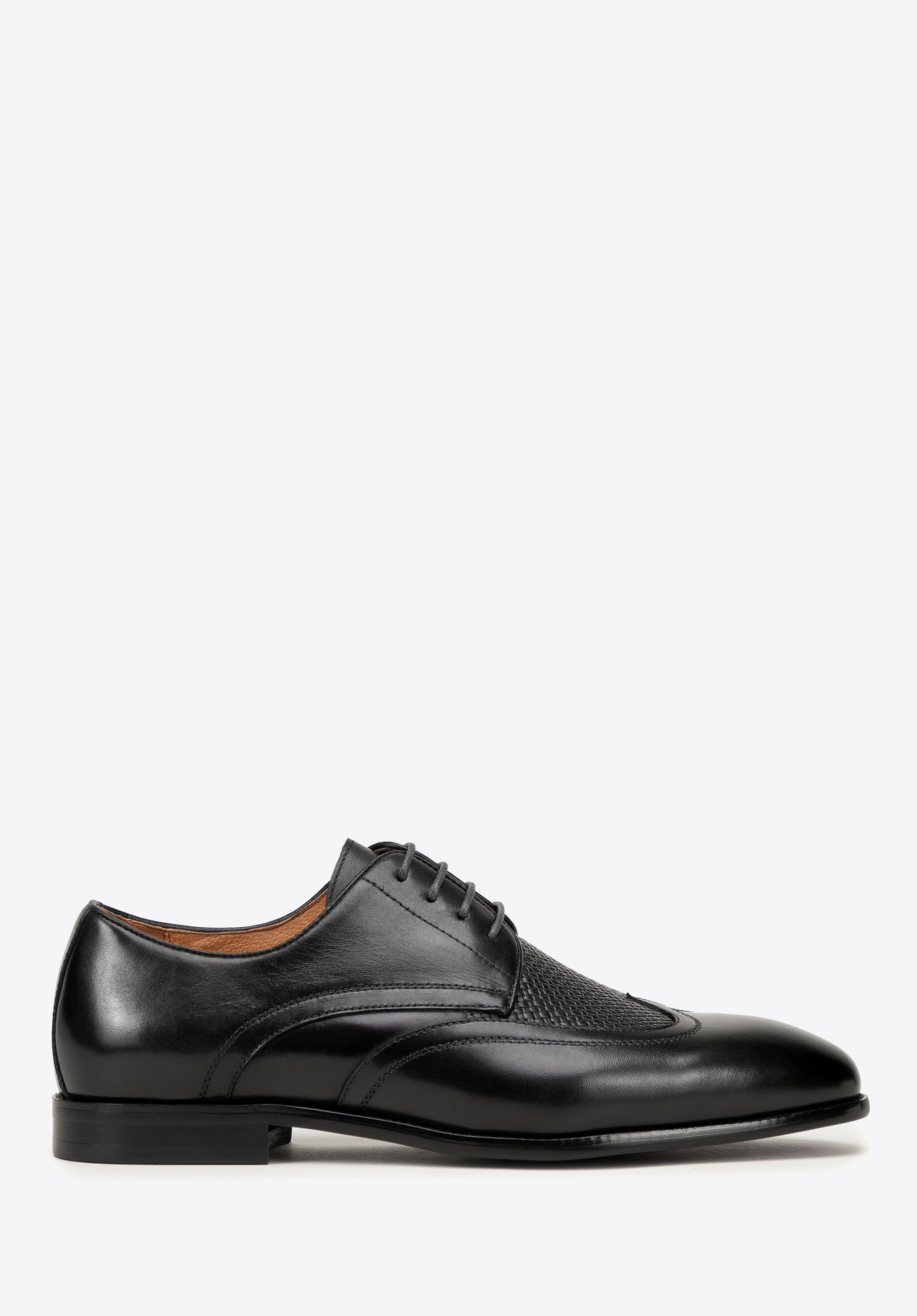 Herrenschuhe aus Leder, schwarz, 99-M-301-1-42, Bild 1