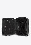 Kabinenkoffer aus ABS mit Rippen, schwarz, 56-3A-315-89, Bild 5