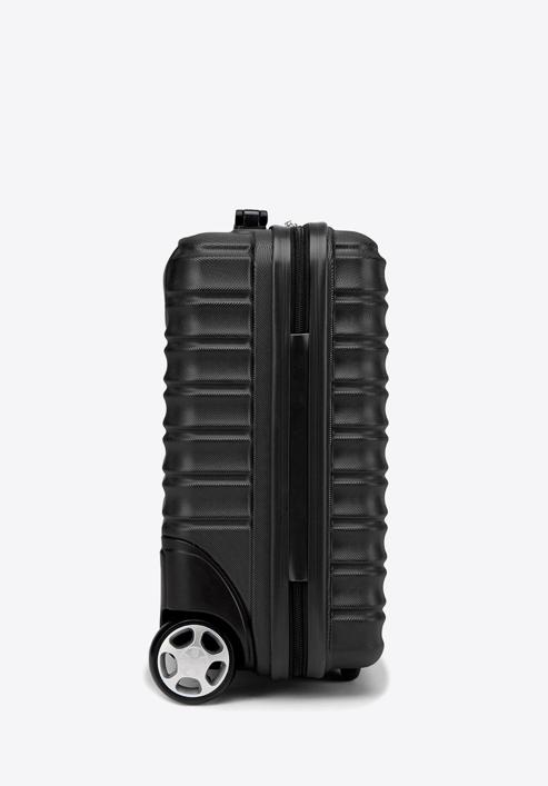 Kabinenkoffer aus ABS mit Rippen, schwarz, 56-3A-315-89, Bild 7