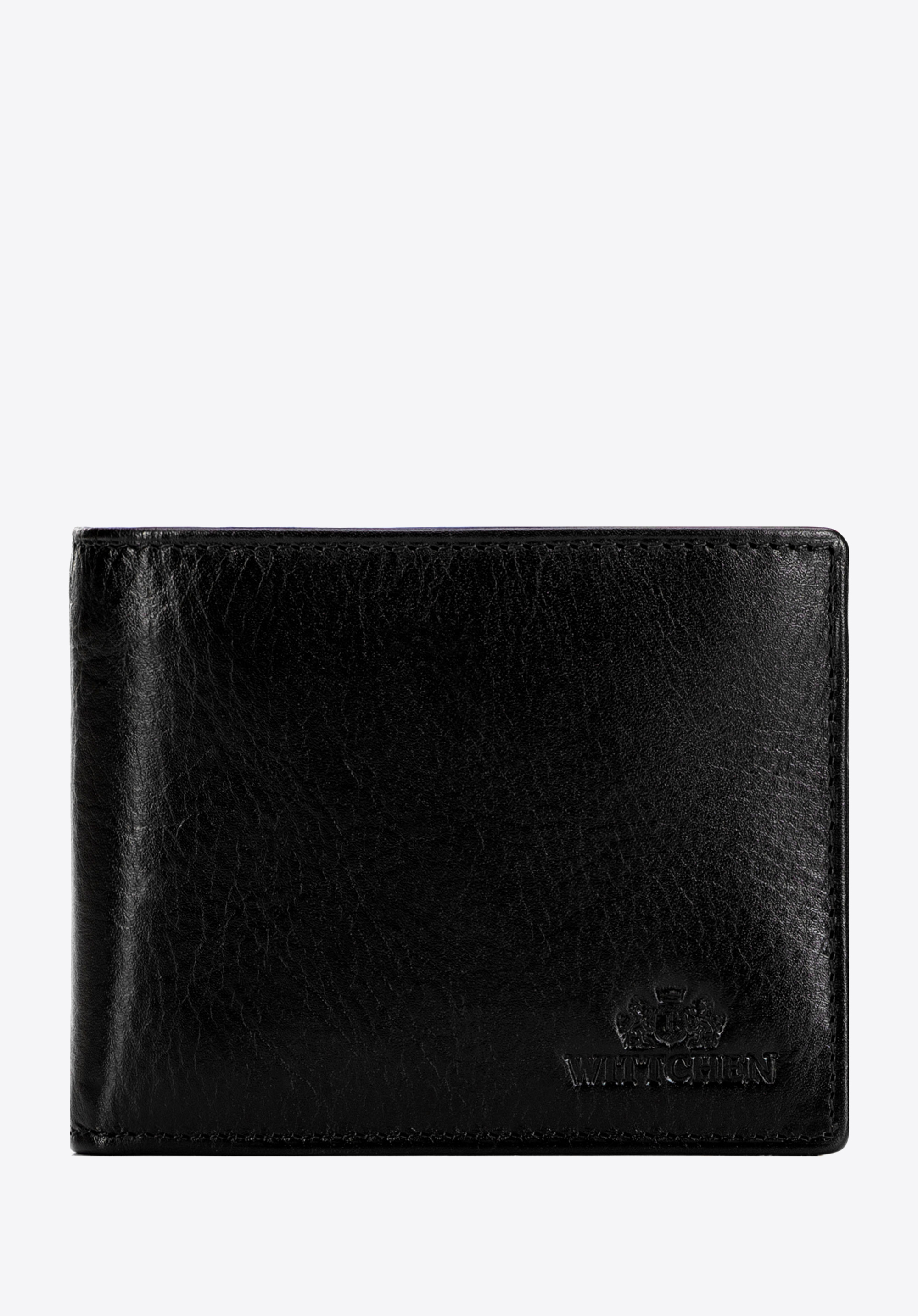 Klassische Herrenbrieftasche aus Leder, schwarz, 21-1-019-L10, Bild 1