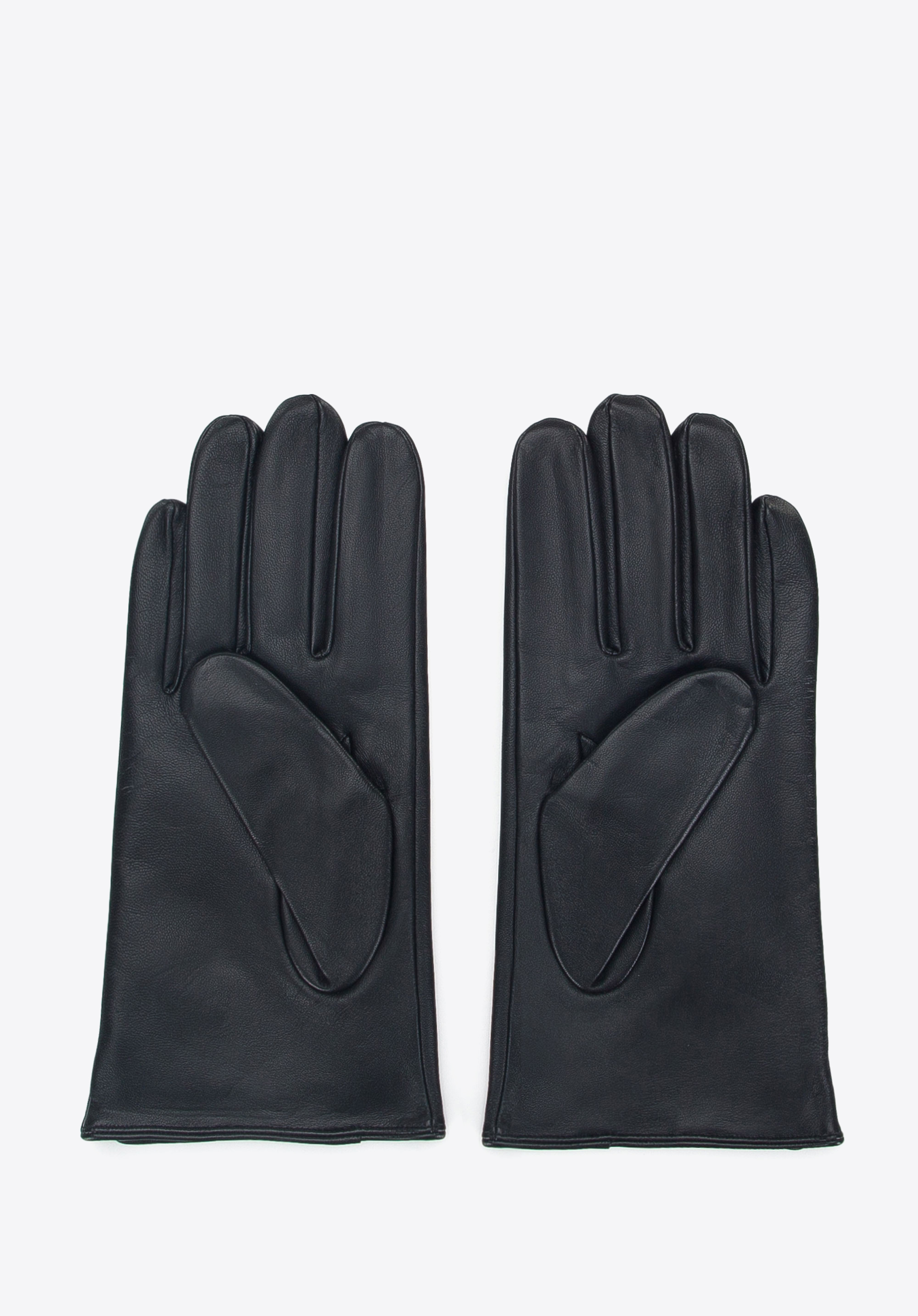 Klassische Herrenhandschuhe aus Leder, schwarz, 39-6A-019-1-XL, Bild 1