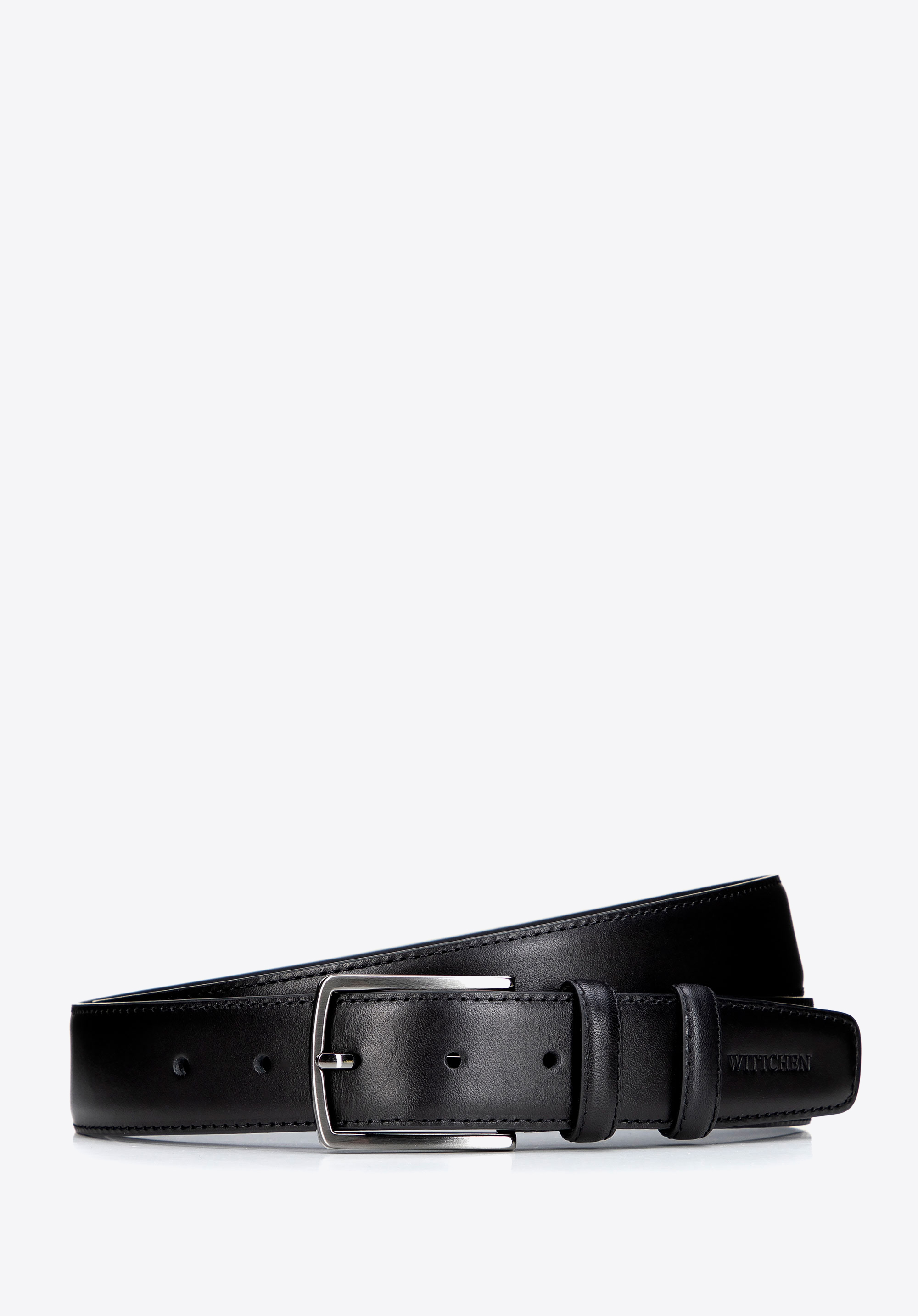 Klassischer Herren-Ledergürtel, schwarz, 101-8M-213-1-XL, Bild 1