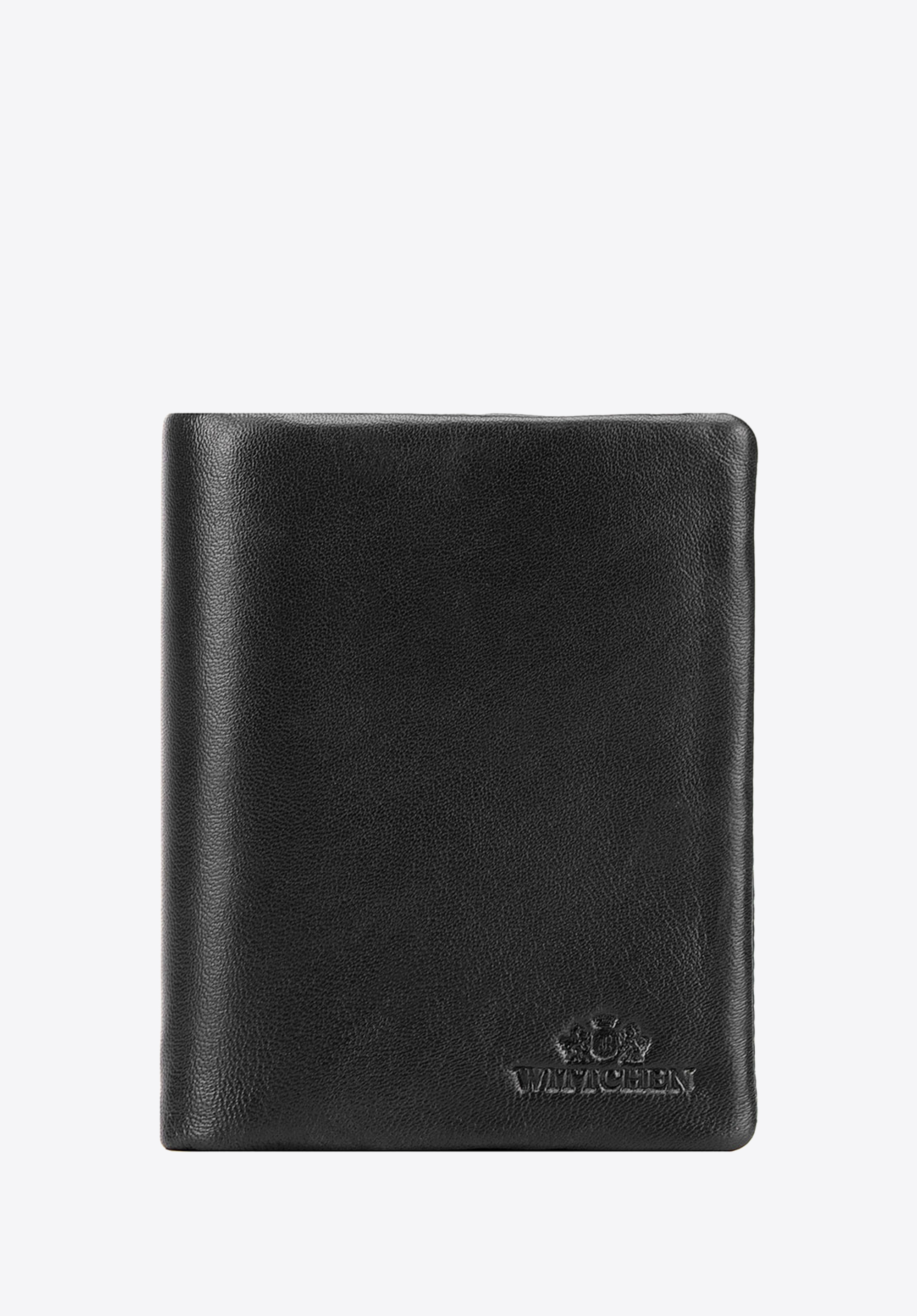 KLASSISCHES PORTEMONNAIE AUS LEDER, schwarz, 26-1-446-1, Bild 1