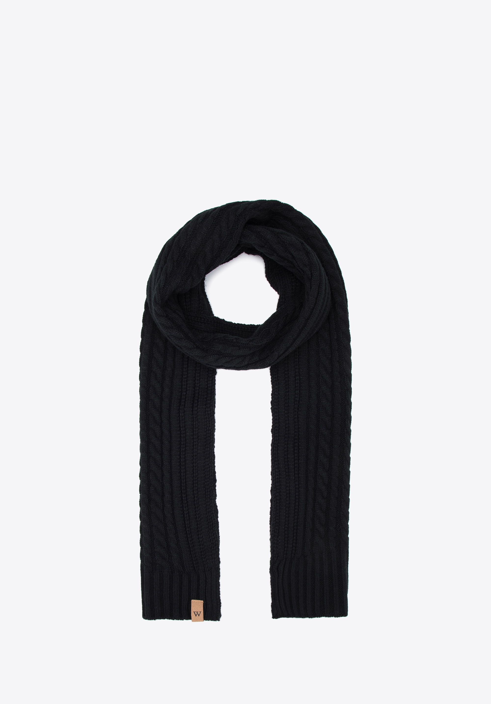 Klassisches Herren-Winterset mit dekorativem Webmuster, schwarz, 97-SF-007-1, Bild 1