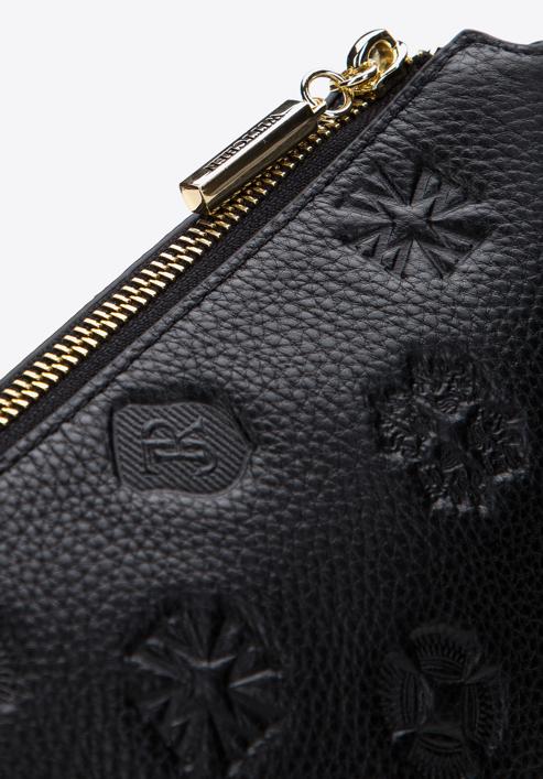 Kleine Damenhandtasche., schwarz, 97-4E-627-3, Bild 5