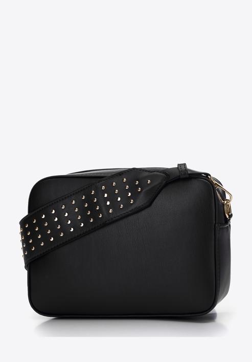 Kleine Damenhandtasche mit Nieten, schwarz, 97-4Y-765-3, Bild 2