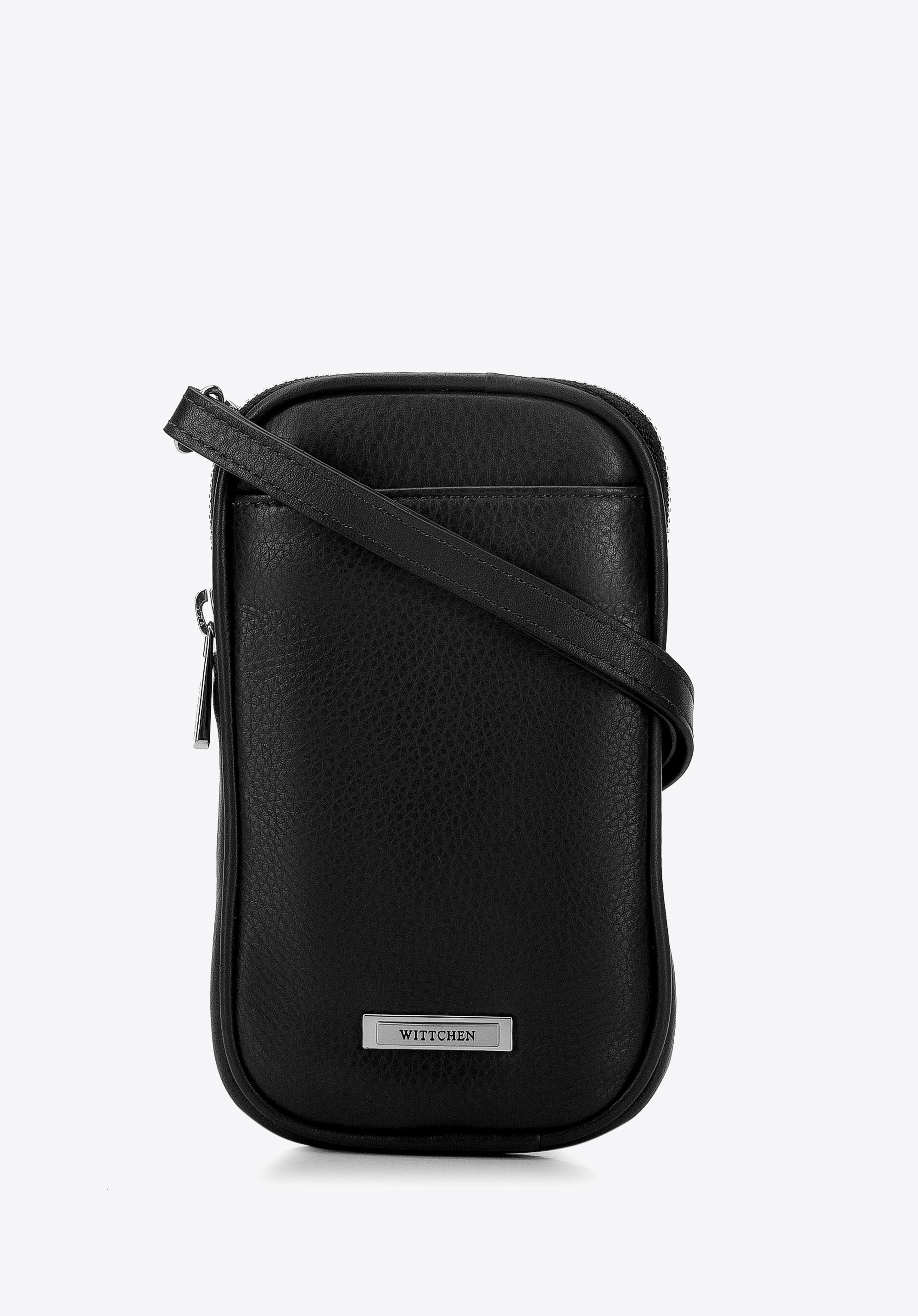 Kleine Herrentasche aus Leder, schwarz, 98-4U-803-1, Bild 1