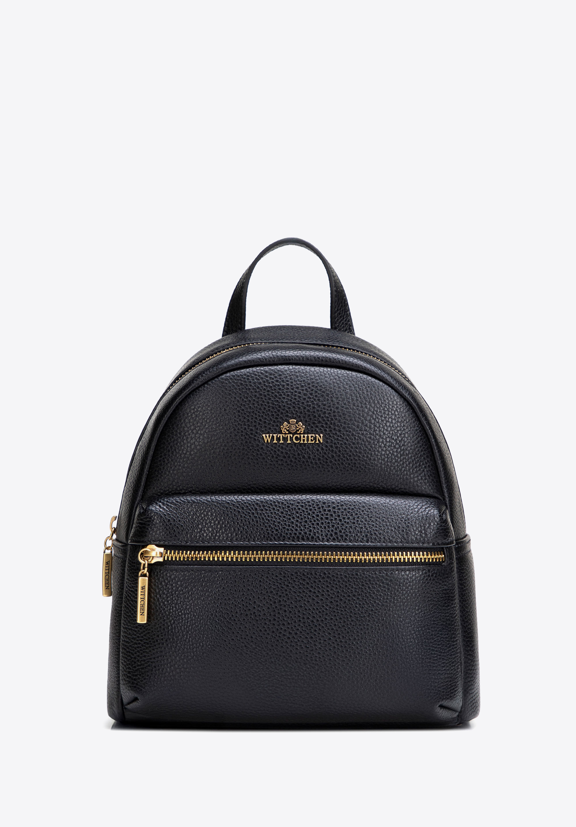 kleiner Lederrucksack für Damen, schwarz, 102-4E-623-1, Bild 1