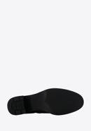 Kniehohe Damenstiefel aus Leder mit gestepptem Obermaterial, schwarz, 97-D-506-1-37, Bild 5