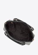 Köfferchen aus Leder mit Paspelierung und Prägung, schwarz, 34-4-237-1, Bild 3