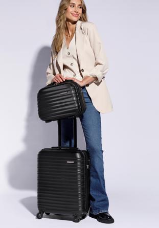 Kleiner Koffer aus ABS-Material, schwarz, 56-3A-311-11, Bild 1
