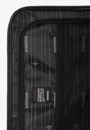 Kofferset aus ABS mit geometrischer Prägung, schwarz, 56-3A-75S-11, Bild 8