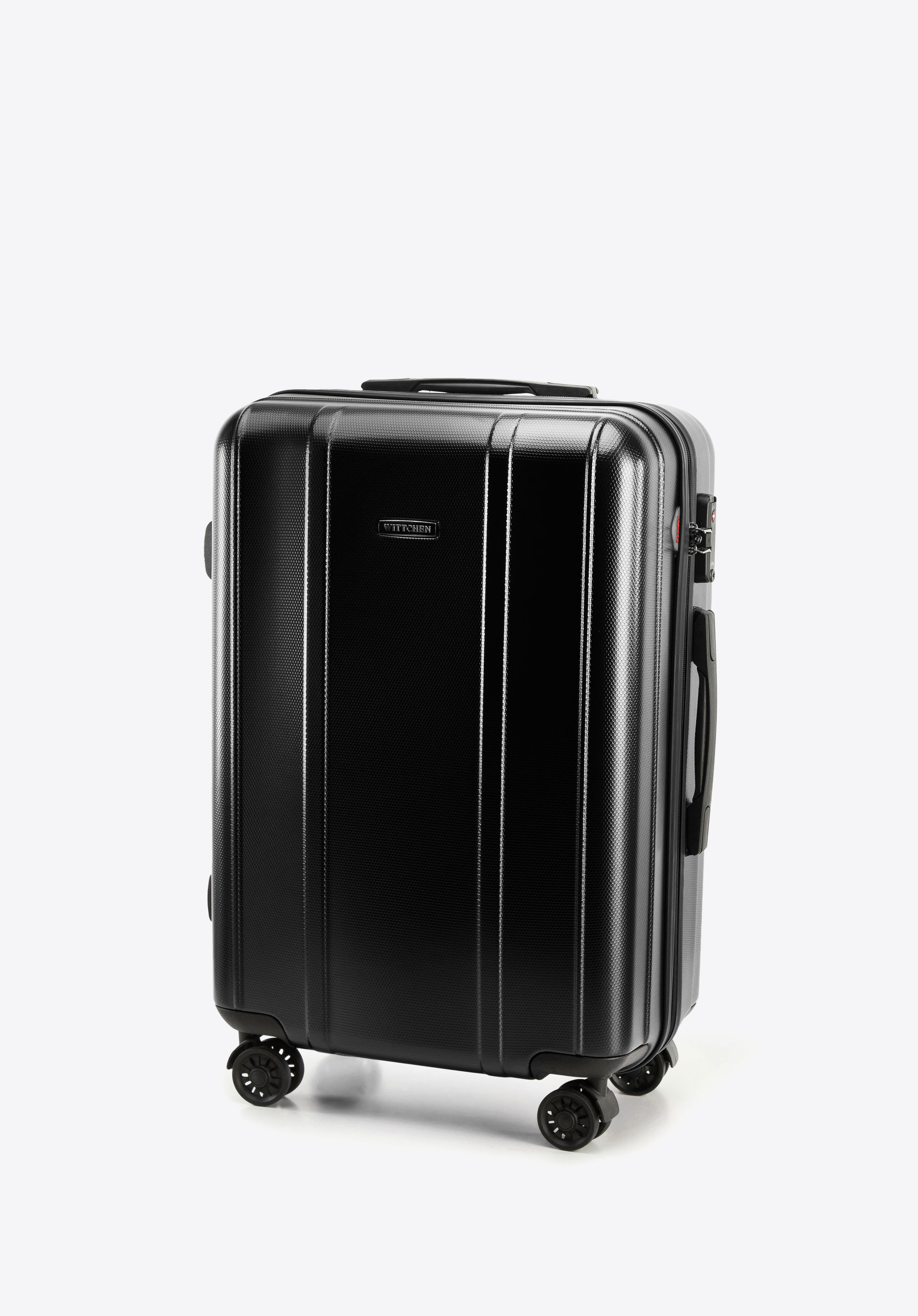 Kofferset aus Polycarbonat, schwarz, 56-3P-71S-1, Bild 1