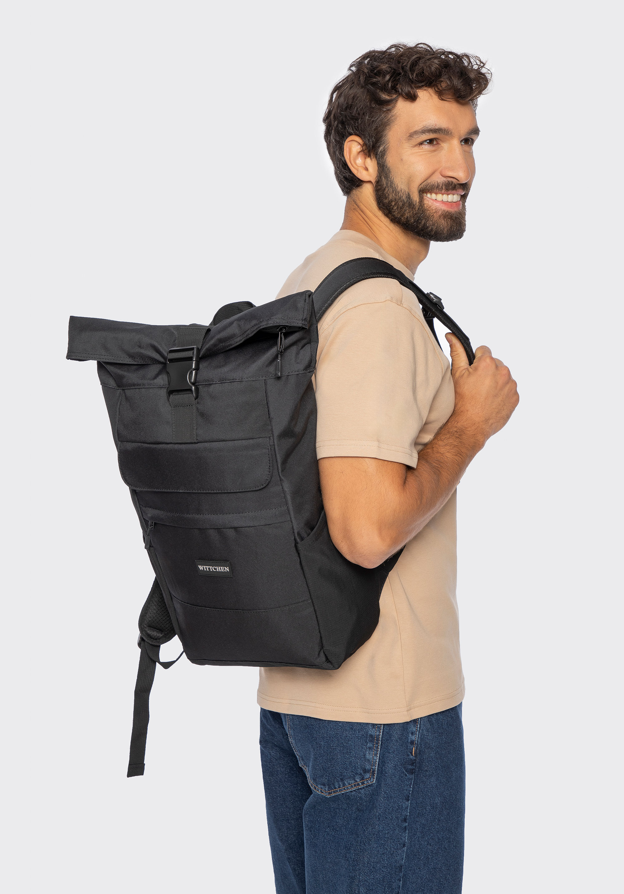 Kostenloser Mehrzweck-Kabinenrucksack, schwarz, 56-3S-020-10, Bild 1