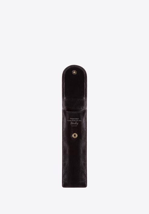 Kugelschreiber-Etui aus Leder, schwarz, 21-2-169-3, Bild 2