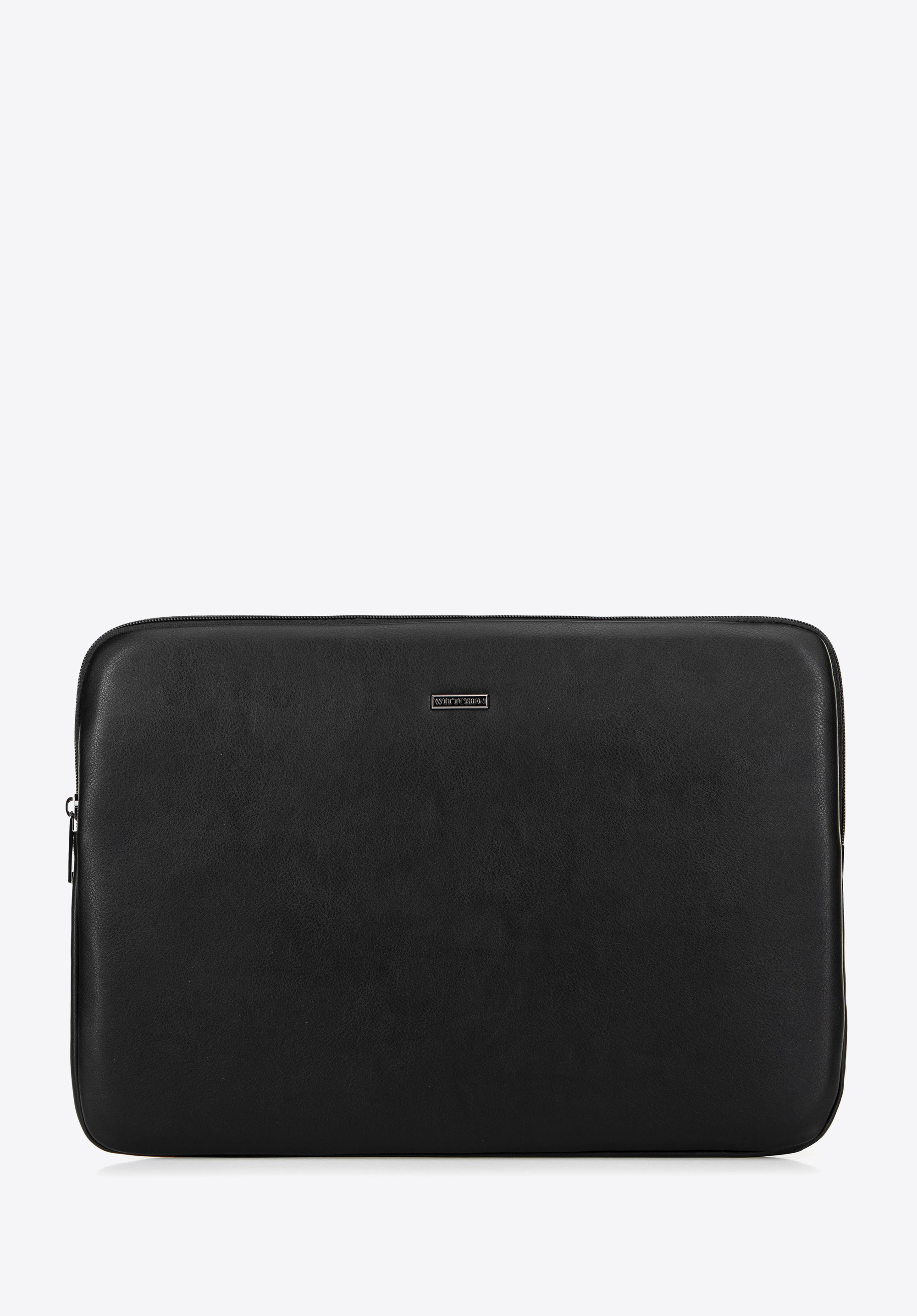 Laptop-Tasche 15,6“ aus Öko-Leder, schwarz, 29-3-034-1, Bild 1