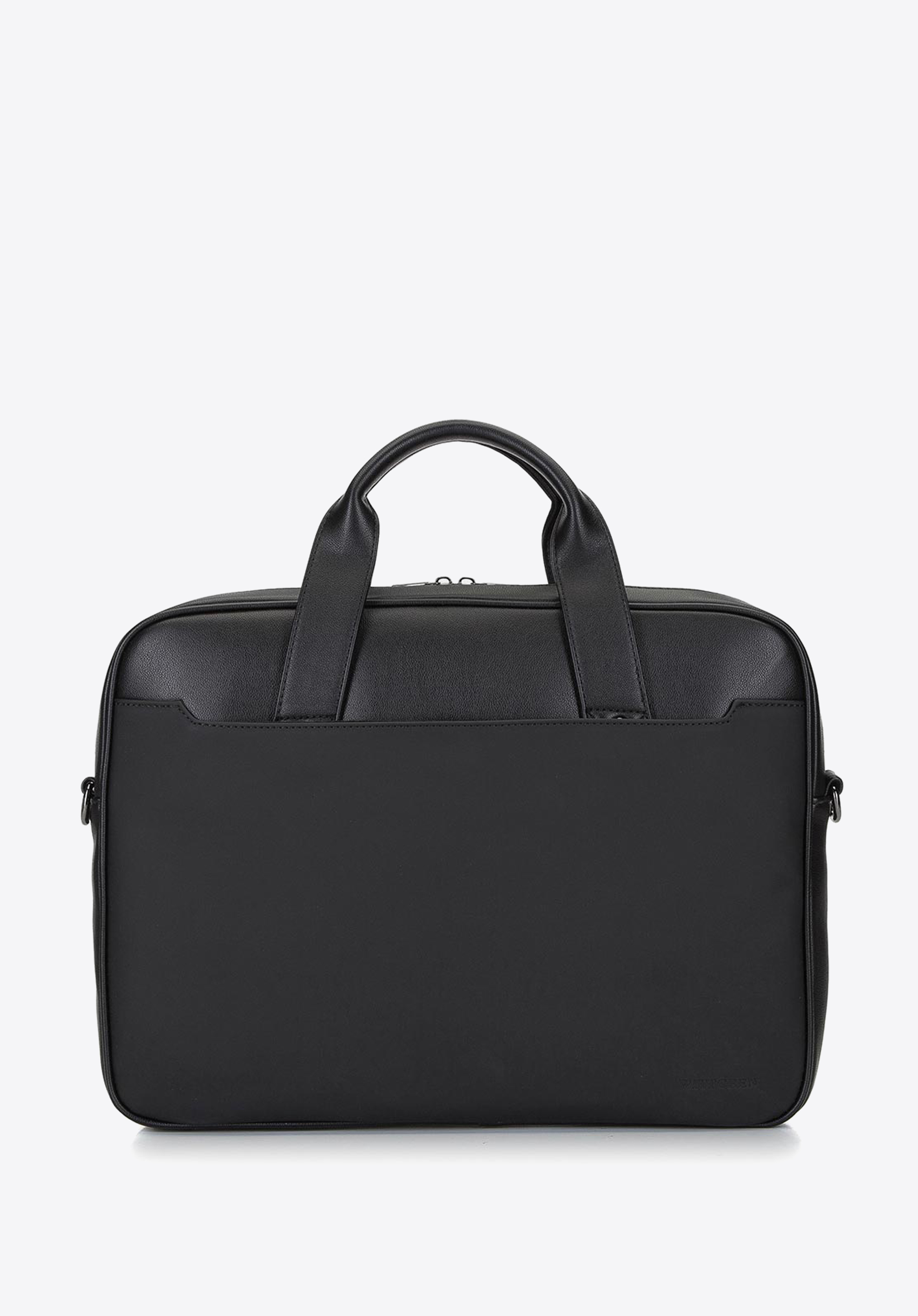 LAPTOPTASCHE AUS KUNSTLEDER, schwarz, 29-3P-003-1, Bild 1
