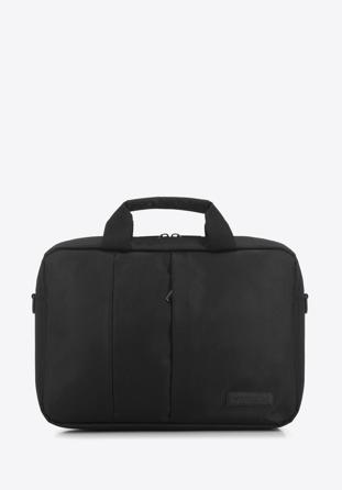 LAPTOPTASCHE MIT FRONTTASCHE, schwarz, 91-3P-702-1, Bild 1