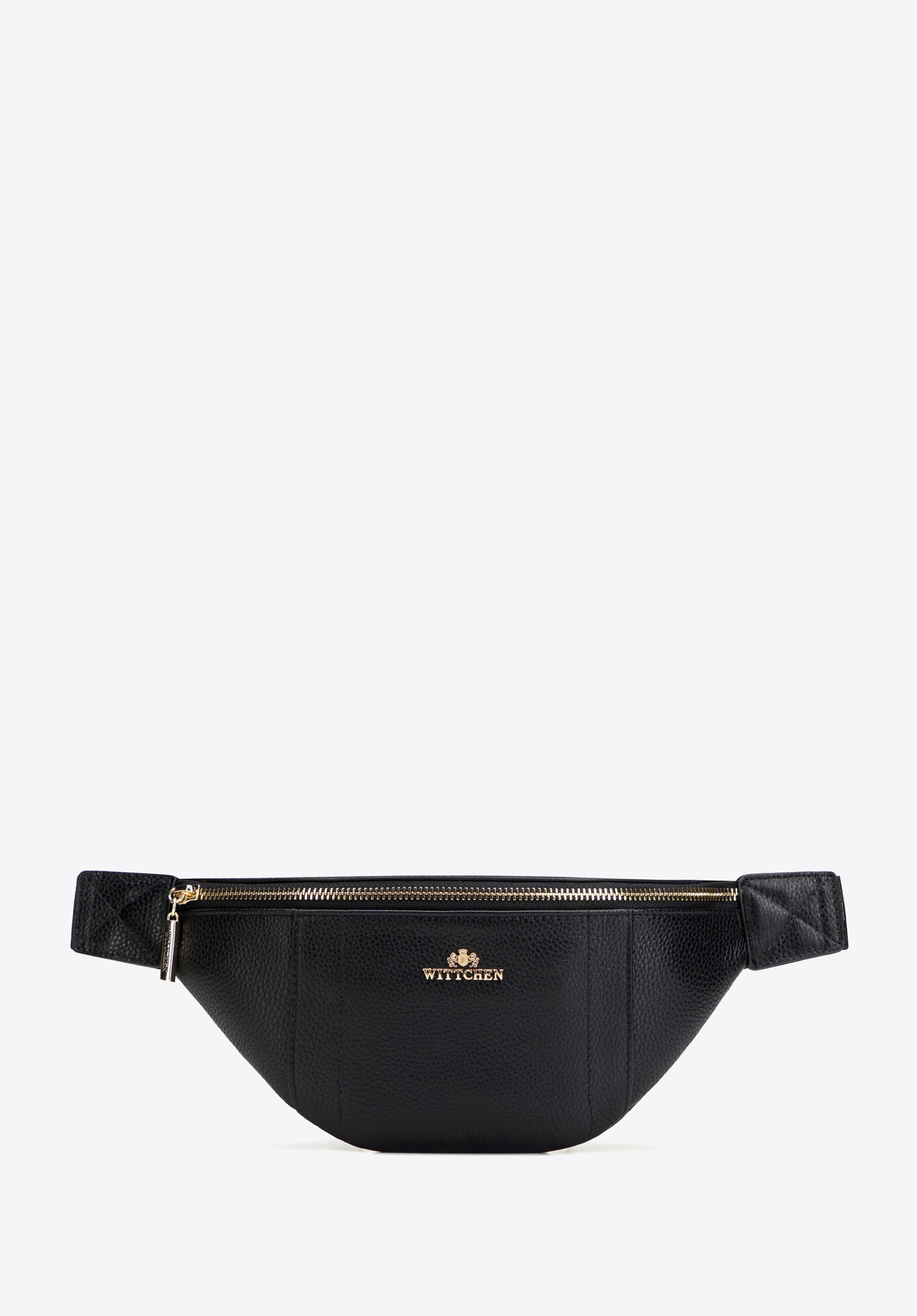 Gürteltasche aus Naturleder, schwarz, 102-3E-625-1, Bild 1