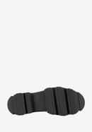 Lederstiefel für Damen auf dicker Sohle mit Reißverschluss, schwarz, 97-D-857-Z-36, Bild 5