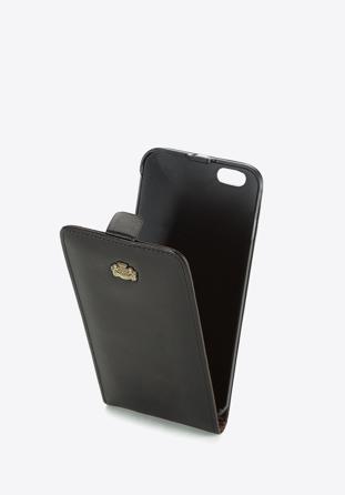 Ledertasche für iPhone 6 plus, schwarz, 10-2-502-1, Bild 1