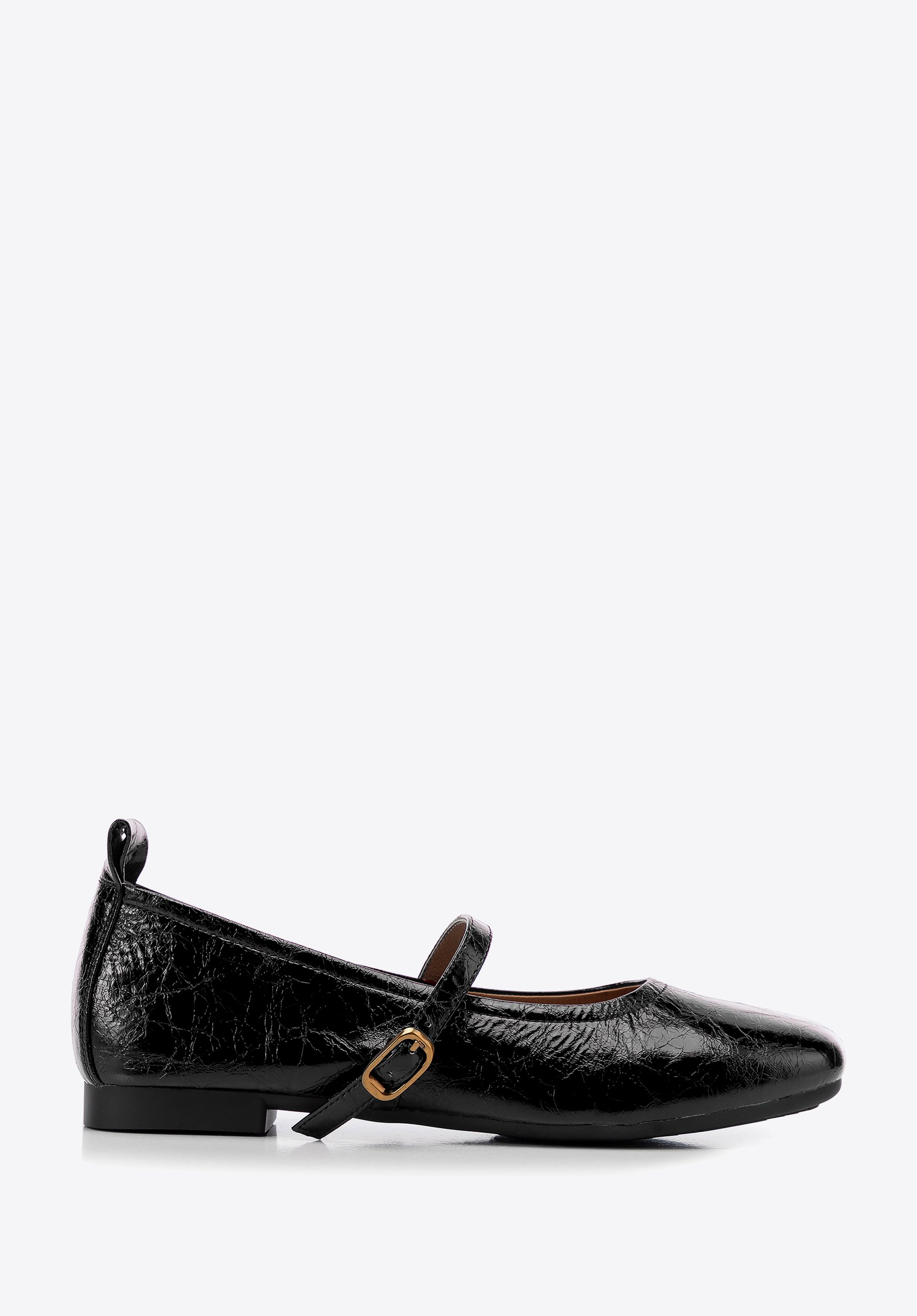 Mary Jane-Ballerinas aus Leder, schwarz, 100-D-952-1-36, Bild 1