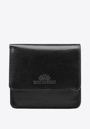 Mini-Portemonnaie aus Leder  für Damen, schwarz, 14-2-003-1, Bild 1