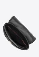 Mini-Tasche aus Leder mit  Kette, schwarz, 29-2E-001-V, Bild 3