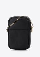Mini-Tasche für Damen aus Leder, schwarz, 96-4E-610-1, Bild 2
