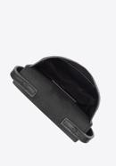 Minitasche aus Leder in Kroko-Optik, schwarz, 95-2E-601-11, Bild 3