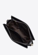 Minitasche aus Leder mit Monogramm, schwarz, 96-4E-608-1, Bild 4