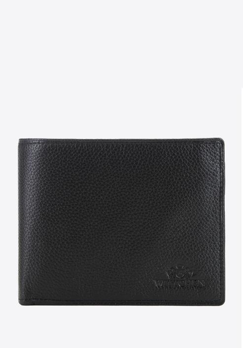 Mittelgroße Brieftasche aus Leder, schwarz, 02-1-040-5L, Bild 1