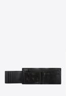 Mittelgroße Brieftasche aus Leder, schwarz, 02-1-040-5L, Bild 3