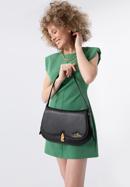 Mittelgroße Handtasche für Frauen, schwarz, 98-4E-216-1, Bild 15