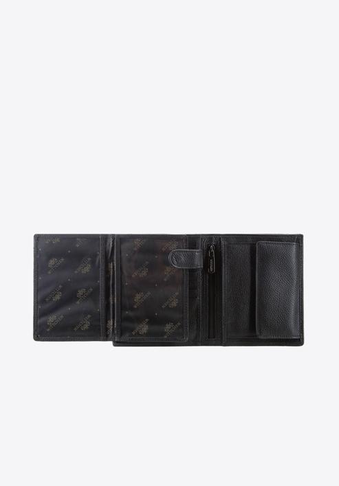 Mittelgroße Herren-Geldbörse aus Leder, schwarz, 02-1-139-5L, Bild 3
