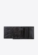 Mittelgroße Herren-Geldbörse aus Leder, schwarz, 02-1-139-5L, Bild 3