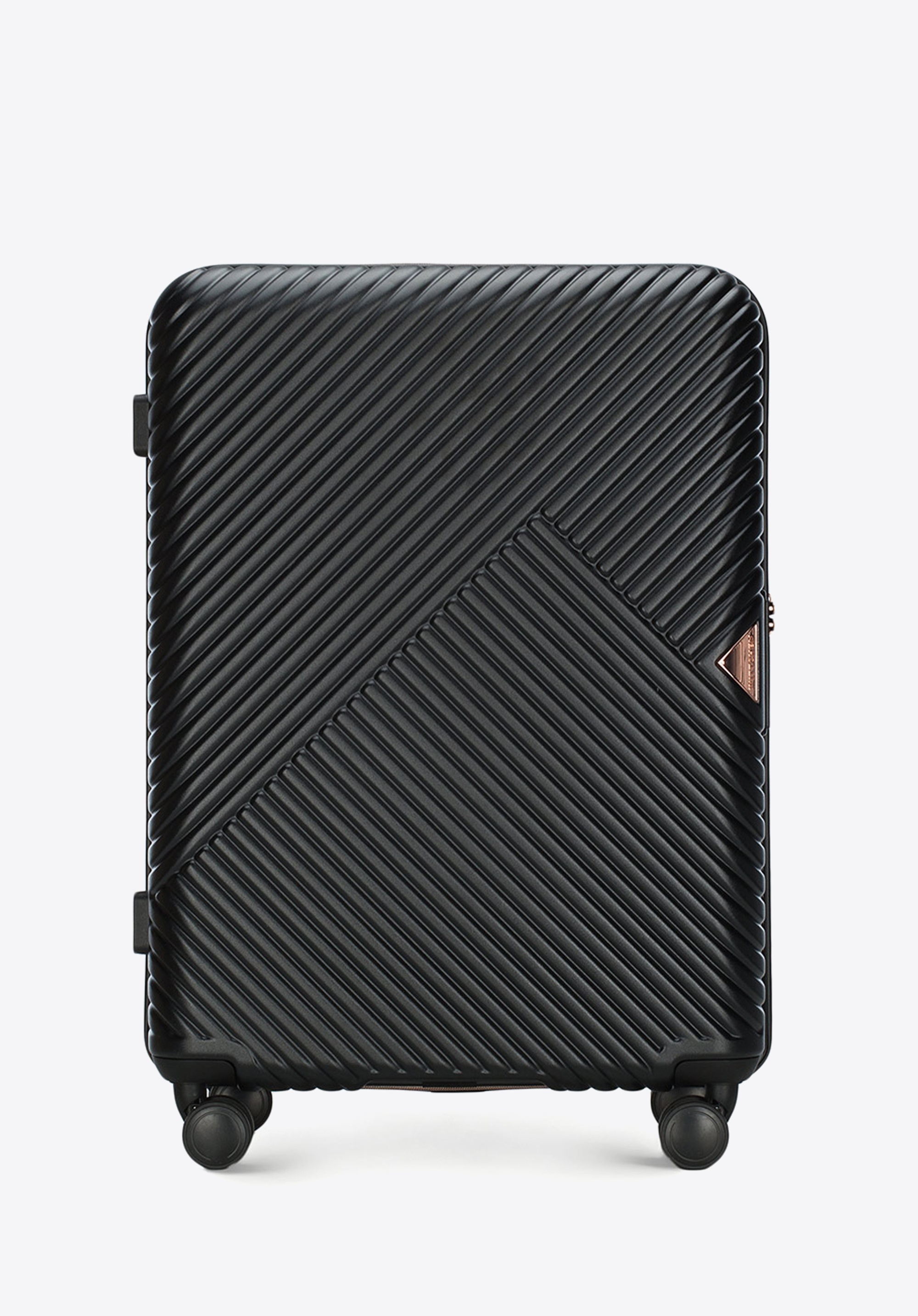 Mittelgroßer Koffer aus Polycarbonat, schwarz, 56-3P-842-10, Bild 1