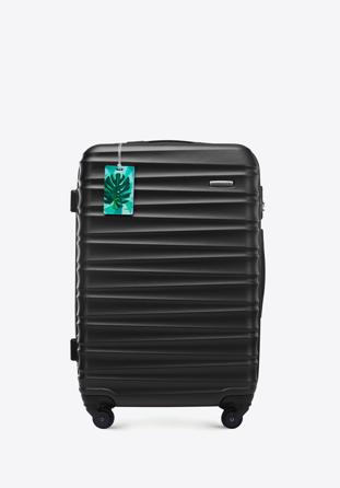 Mittelgroßer Koffer mit Gepäckanhänger, schwarz, 56-3A-312-11Z, Bild 1
