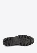 Mokassins aus Leder mit Schnalle auf dicker Sohle, schwarz, 95-D-517-3-40, Bild 6