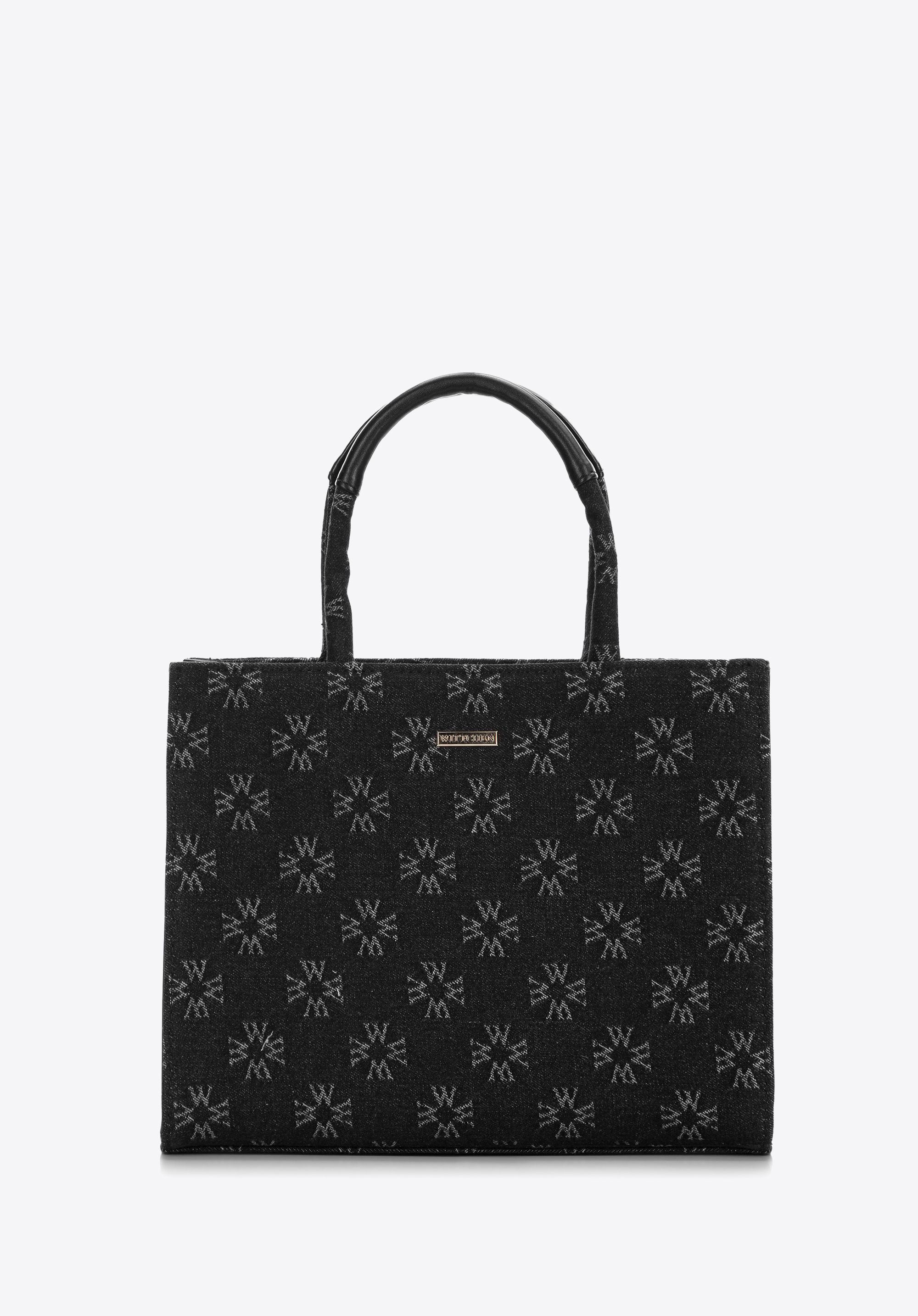 Monogram-Jeans-Einkaufstasche