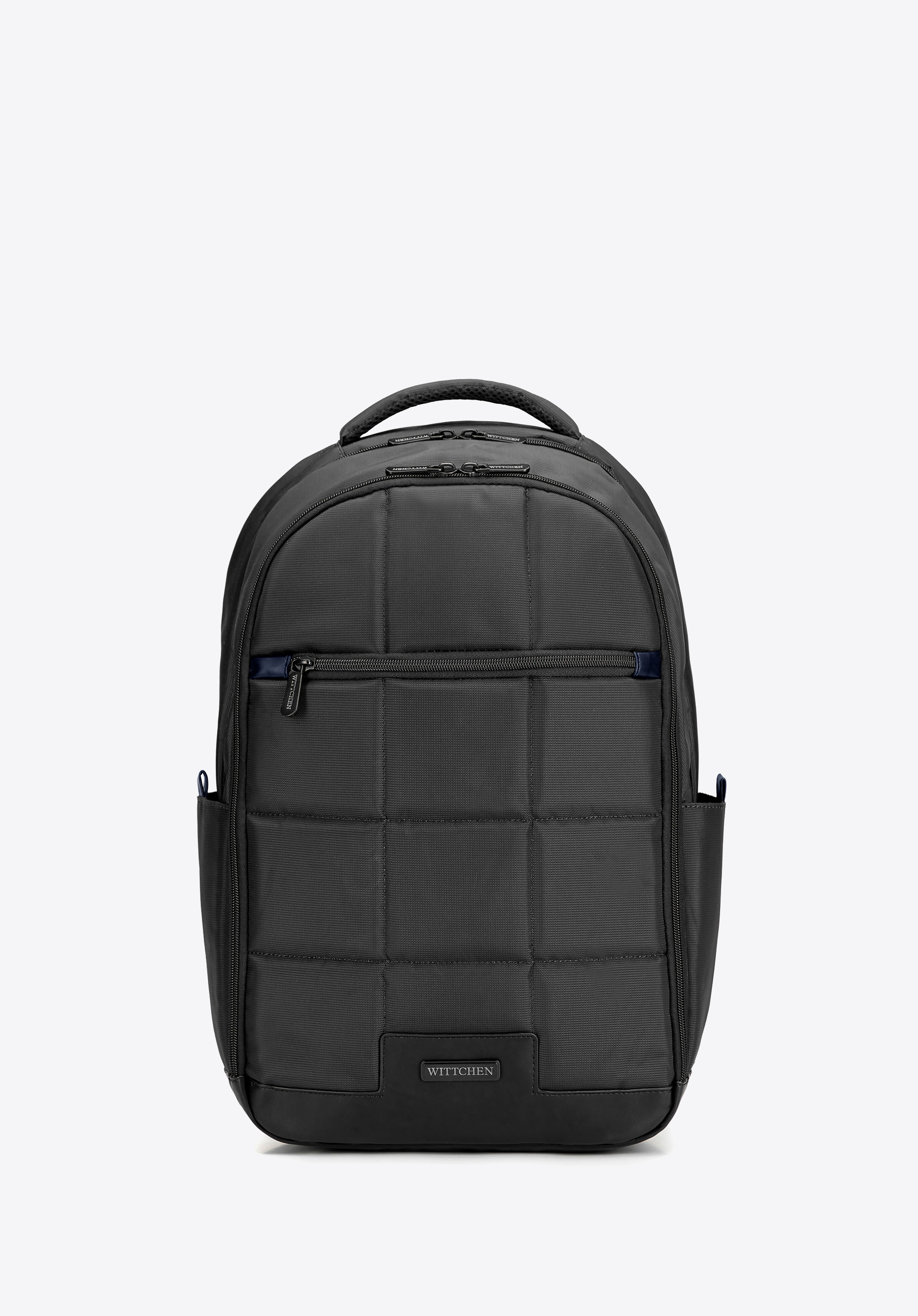 Multifunktionaler Flugzeugrucksack mit geometrischem Muster, schwarz, 102-3P-100-1D, Bild 1