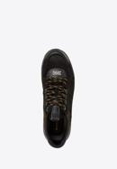 Nubuk-Sneaker für Herren, schwarz, 96-M-951-1-45, Bild 4