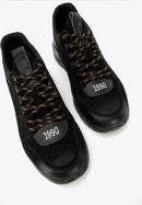 Nubuk-Sneaker für Herren, schwarz, 96-M-951-4-45, Bild 7