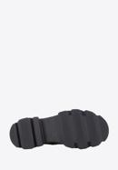 Overknee-Stiefel für Damen aus Leder mit Kette, schwarz, 97-D-502-1-40, Bild 5