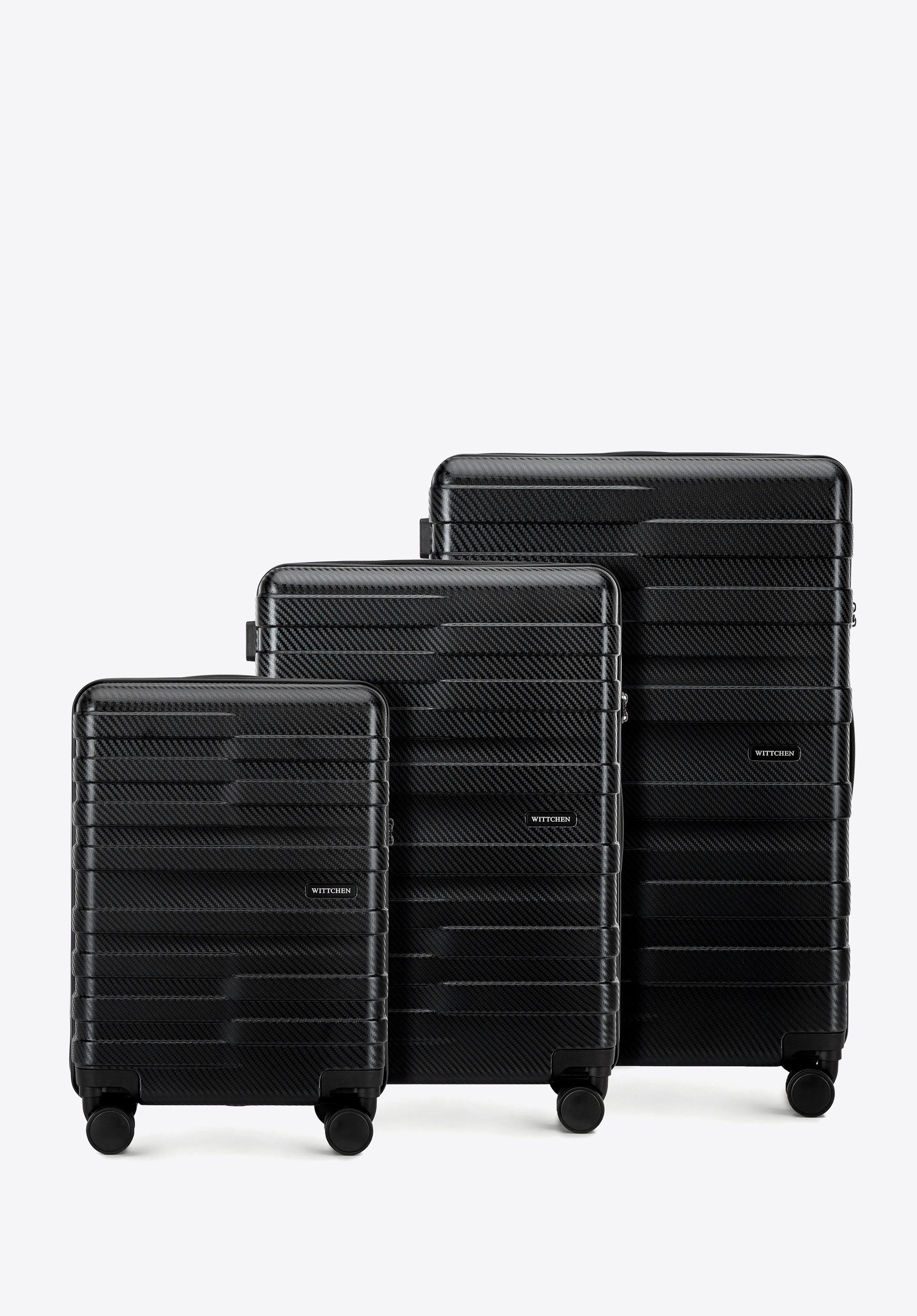 Polycarbonat-Gepäckset, schwarz, 56-3P-58S-10, Bild 1