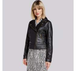 Ramones-Jacke für Damen aus Leder, schwarz, 94-09-802-1-L, Bild 1